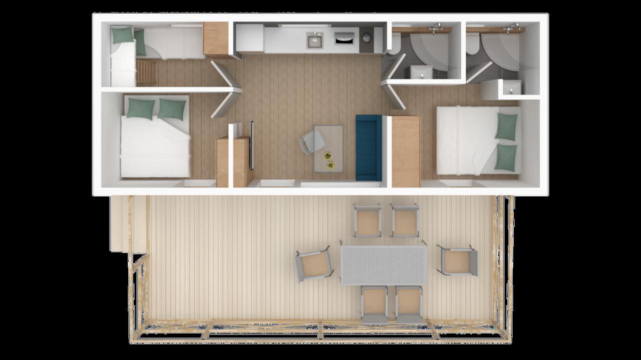 Mediteran Travel Mobile Homes Solaris Brodarica  Ruang foto